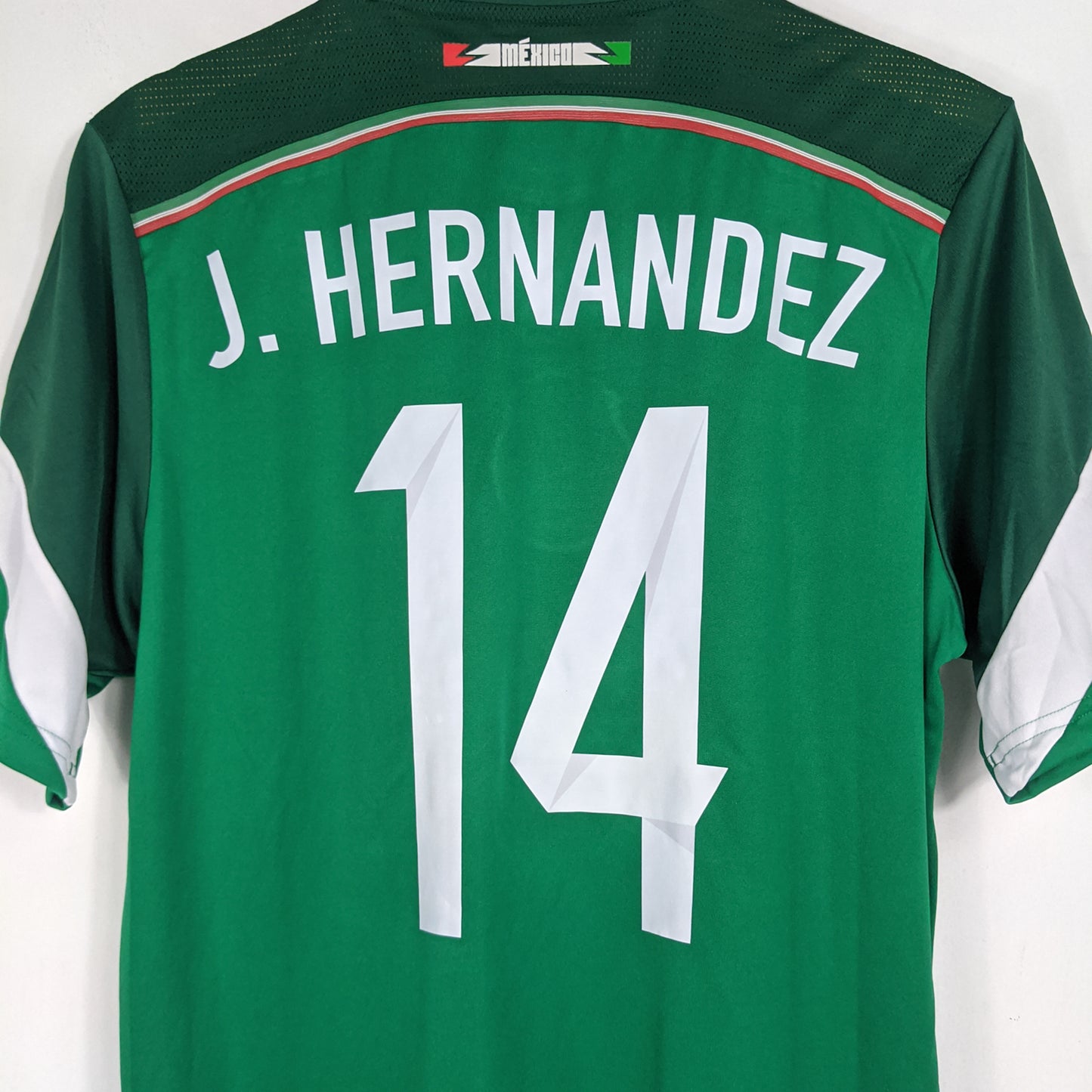 Authentic Mexico 2014 Home - Chicarito #14 Size M