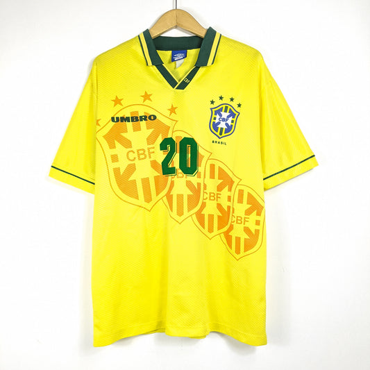 Authentic Brazil 1994 Home - Ronaldo #20 Size XL