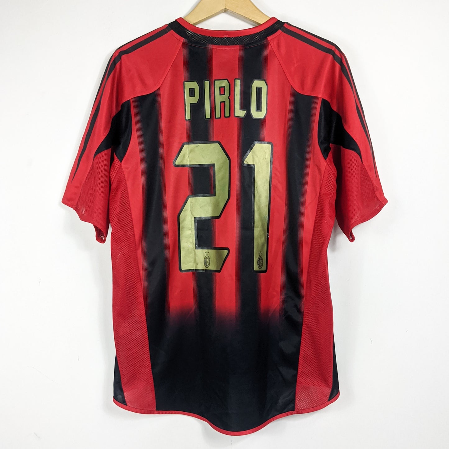 Authentic AC Milan 2004/05 Home - Pirlo #21 Size M