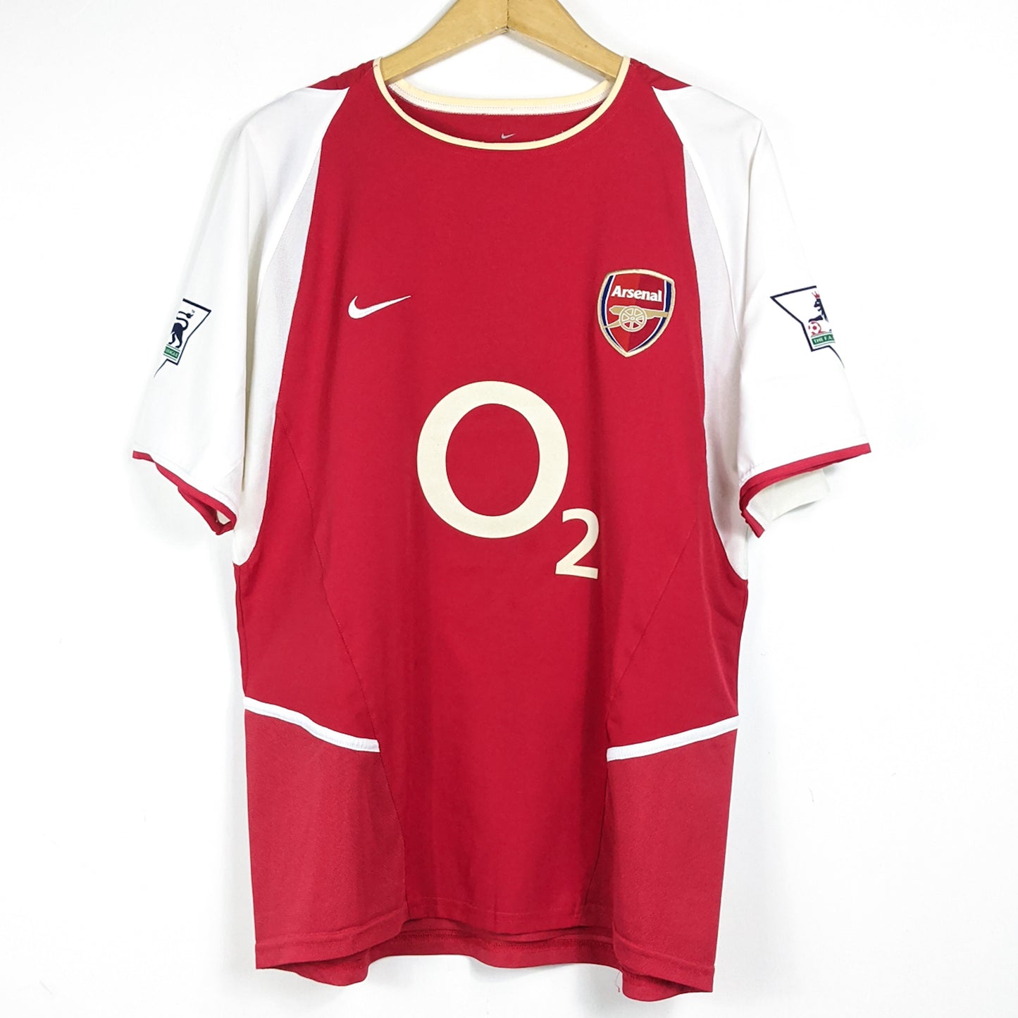 Authentic Arsenal 2002/04 Home - Bergkamp #10 Size M