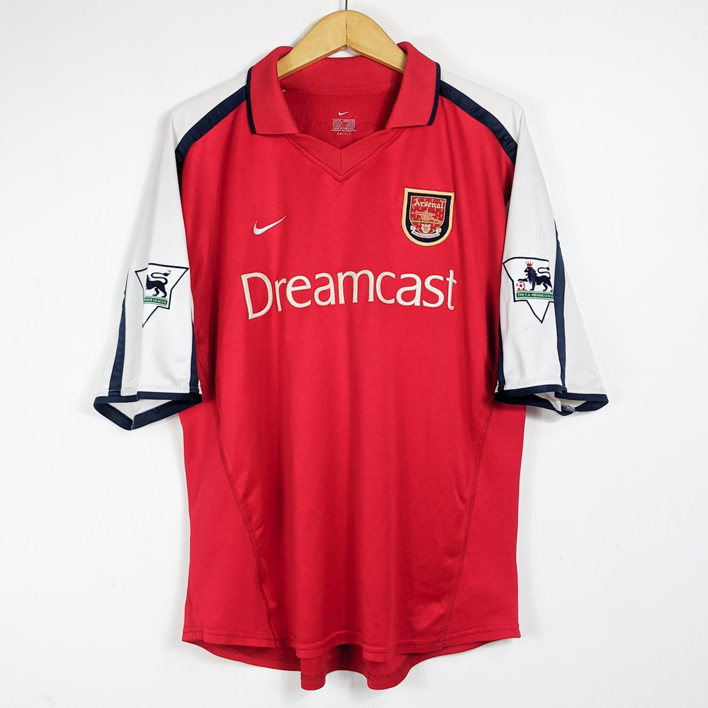 Authentic Arsenal 2000-2002 Home - Bergkamp #10 Size XL