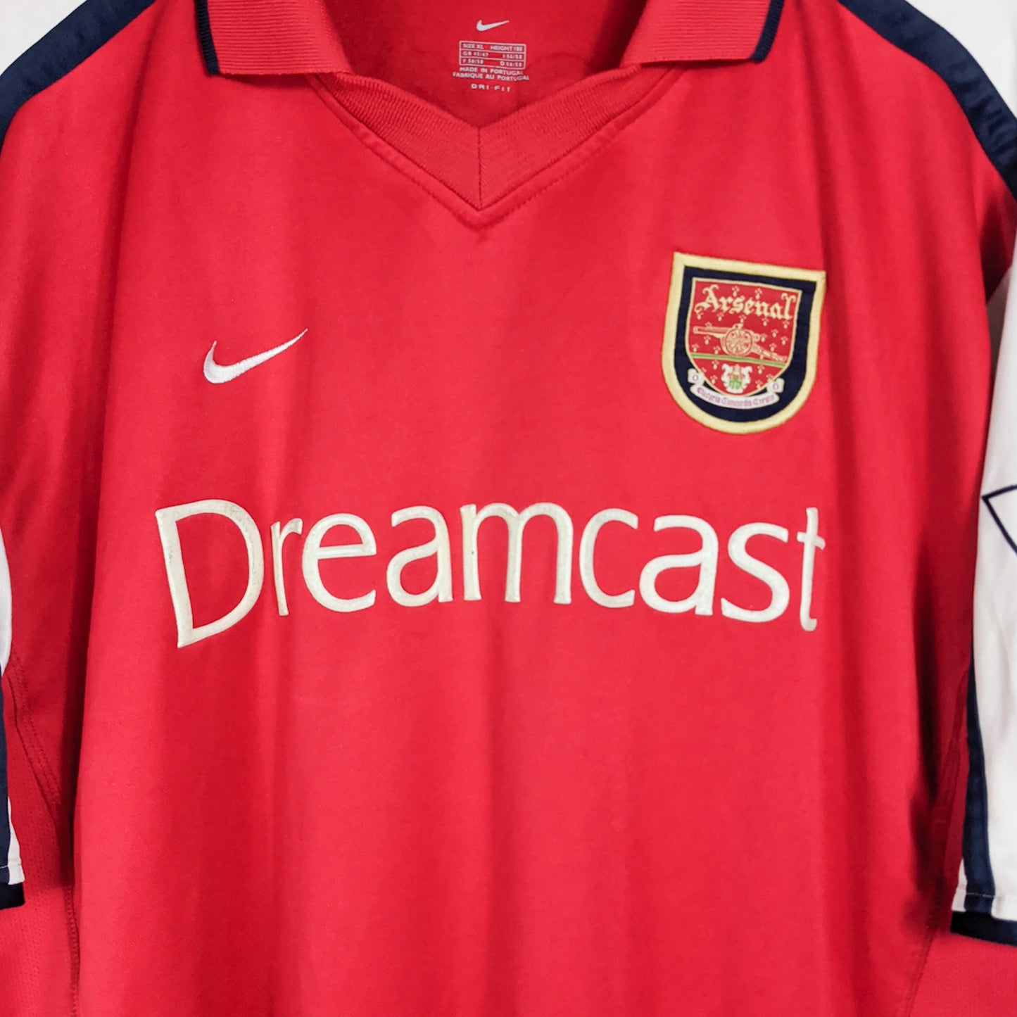 Authentic Arsenal 2000-2002 Home - Bergkamp #10 Size XL