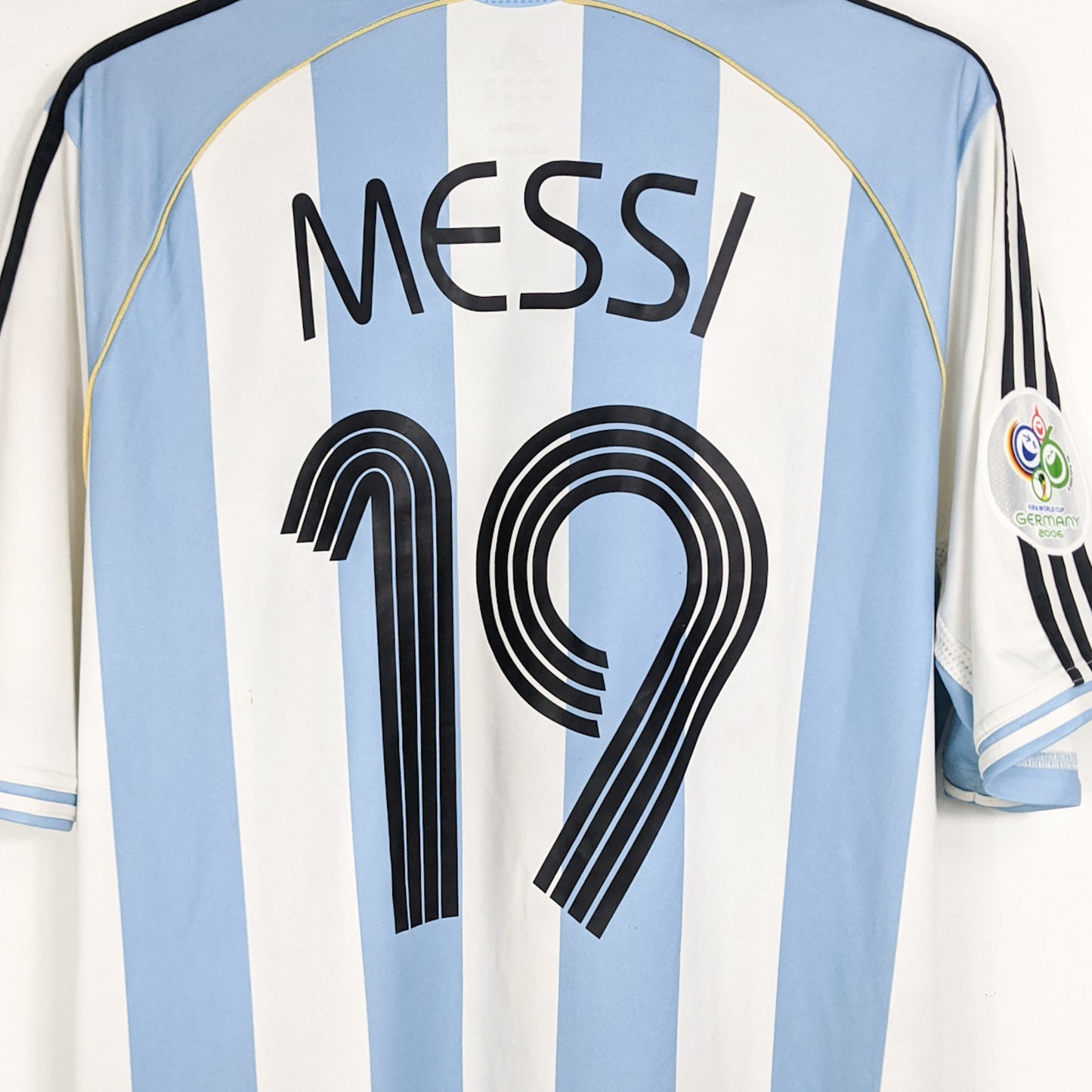 Authentic Argentina 2006 Home - Messi #19 Size L