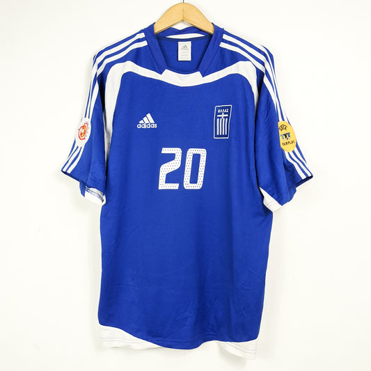 Authentic Greece 2004 Home - Karagounis #20 Size XL