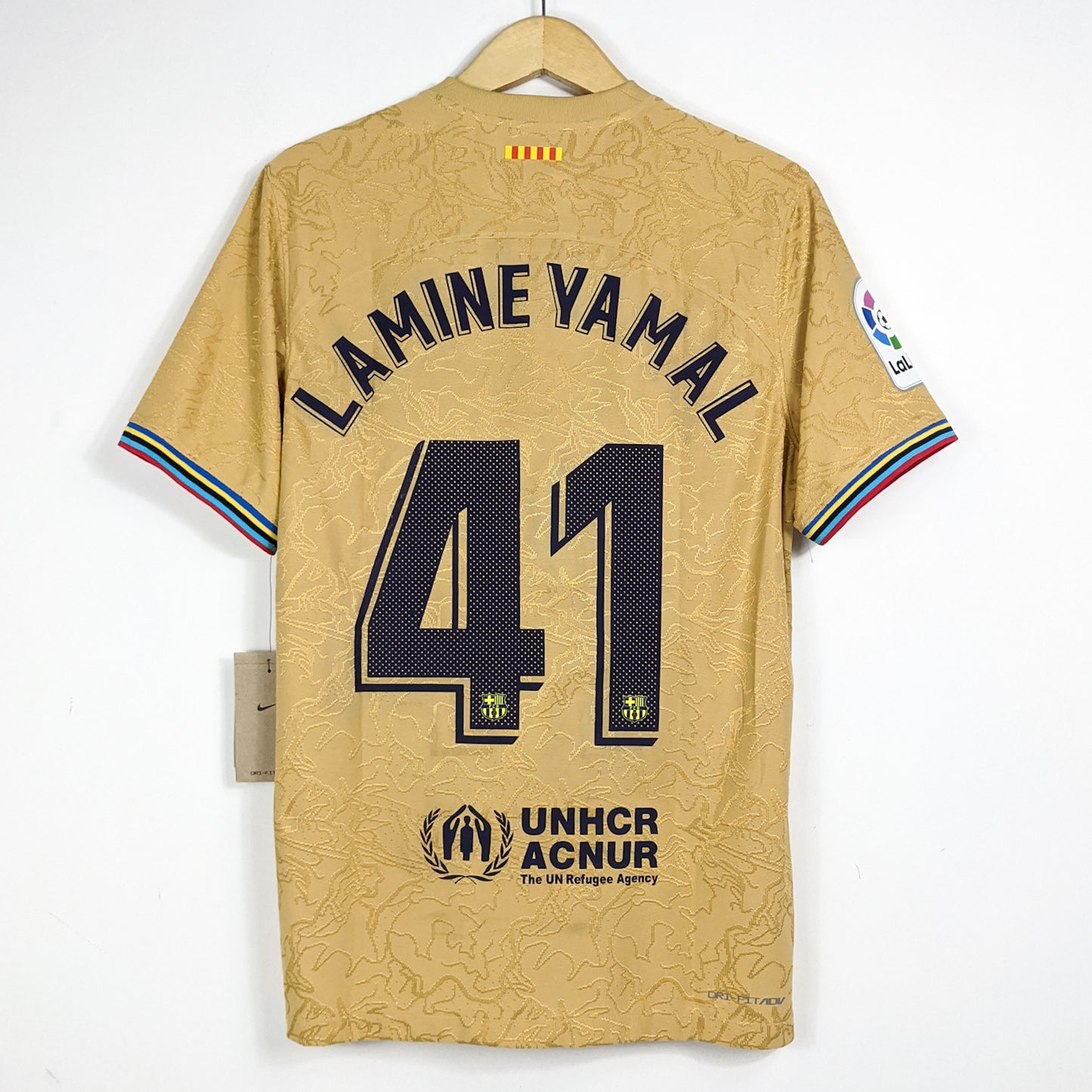 Authentic Barcelona 2022/23 Away - Lamine Yamal #41 Size M (Bnwt) (Player Issue)