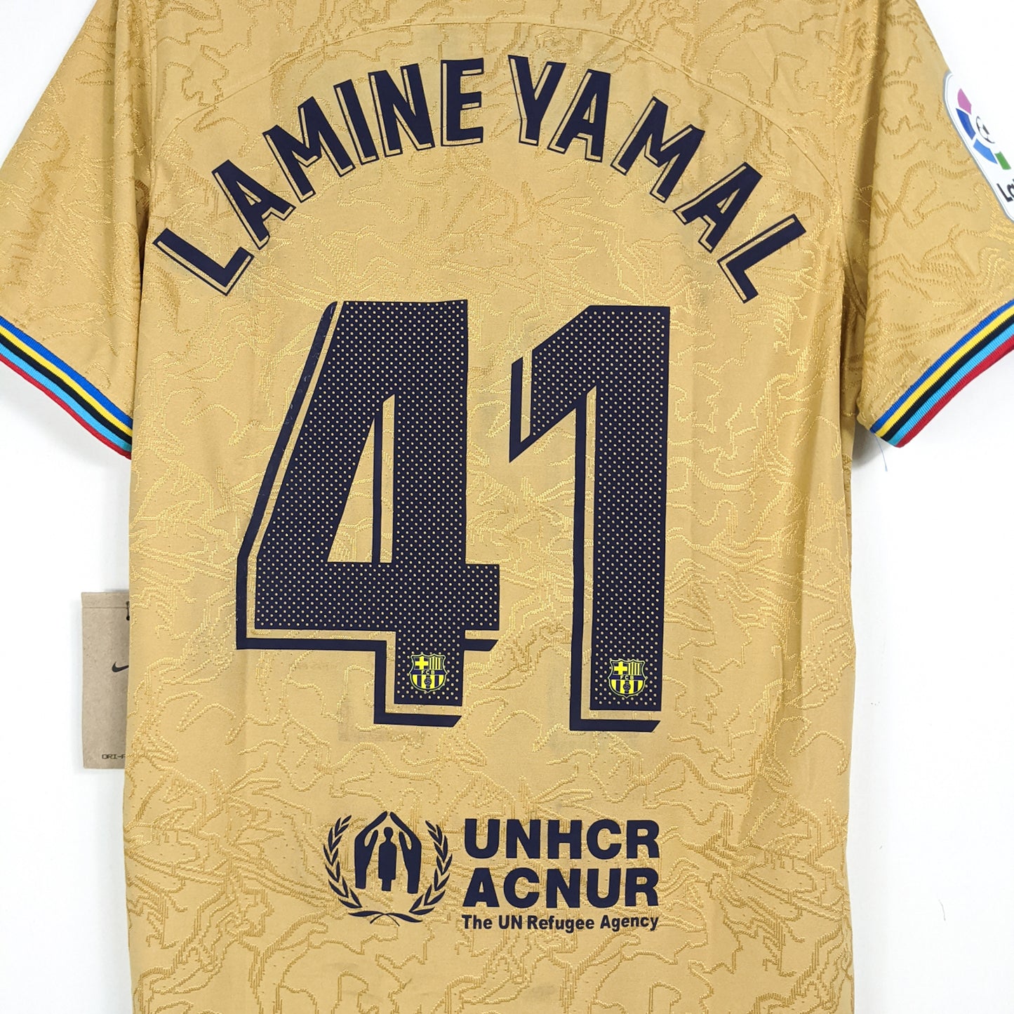 Authentic Barcelona 2022/23 Away - Lamine Yamal #41 Size M (Bnwt) (Player Issue)