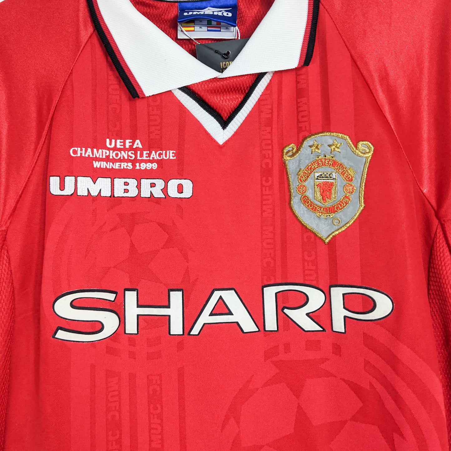 Authentic Manchester United 1999 Home - Size XL (UCL Winner)