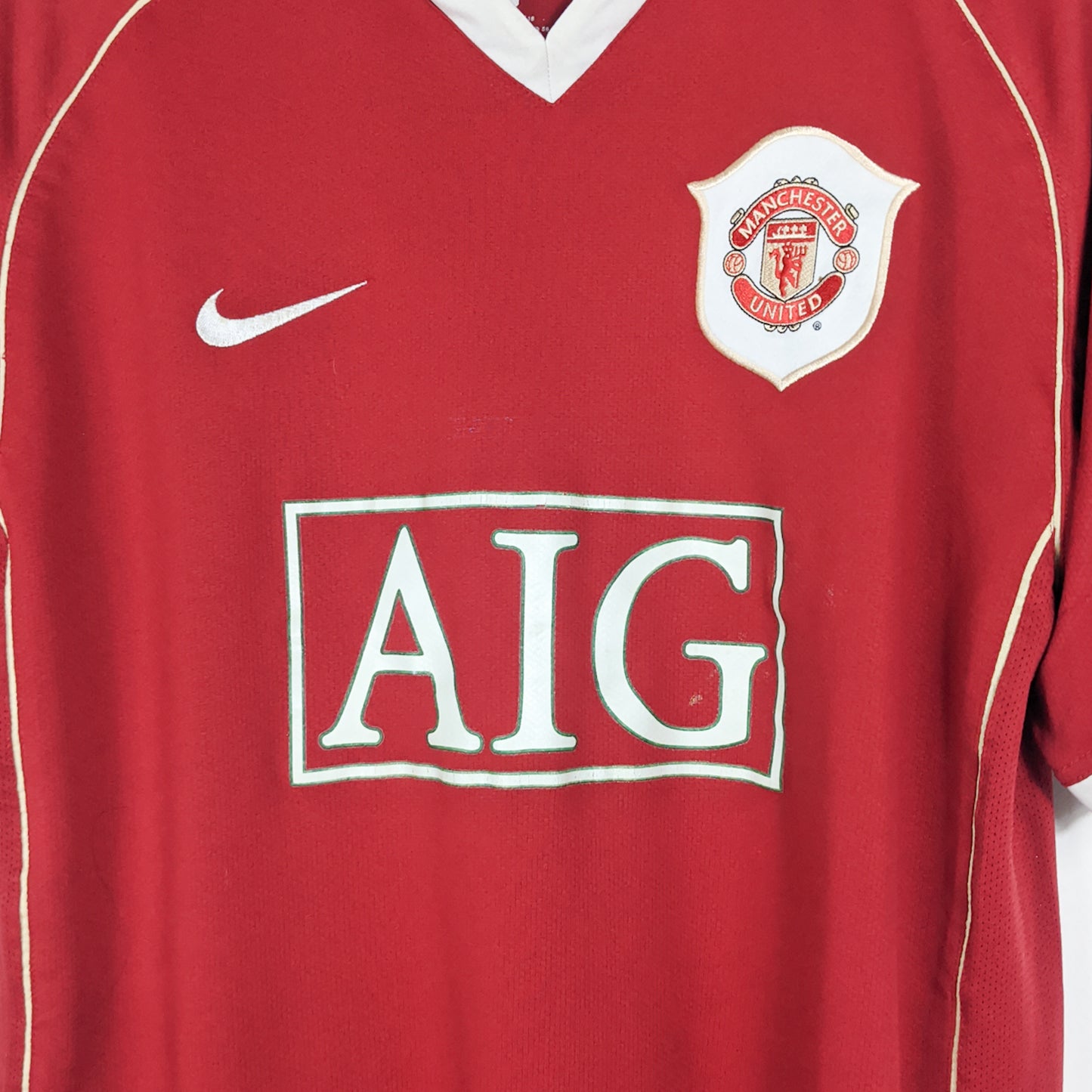 Authentic Manchester United 2006/07 Home - Vidic #15 Size M