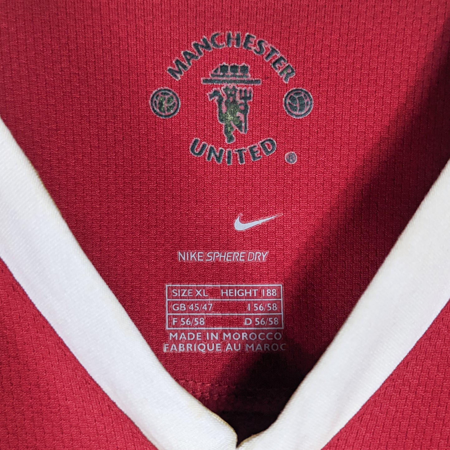 Authentic Manchester United 2006/07 Home - Ronaldo #7 Size XL