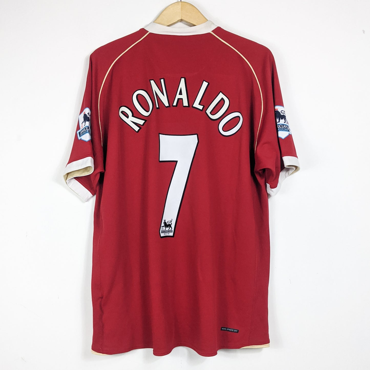 Authentic Manchester United 2006/07 Home - Ronaldo #7 Size XL