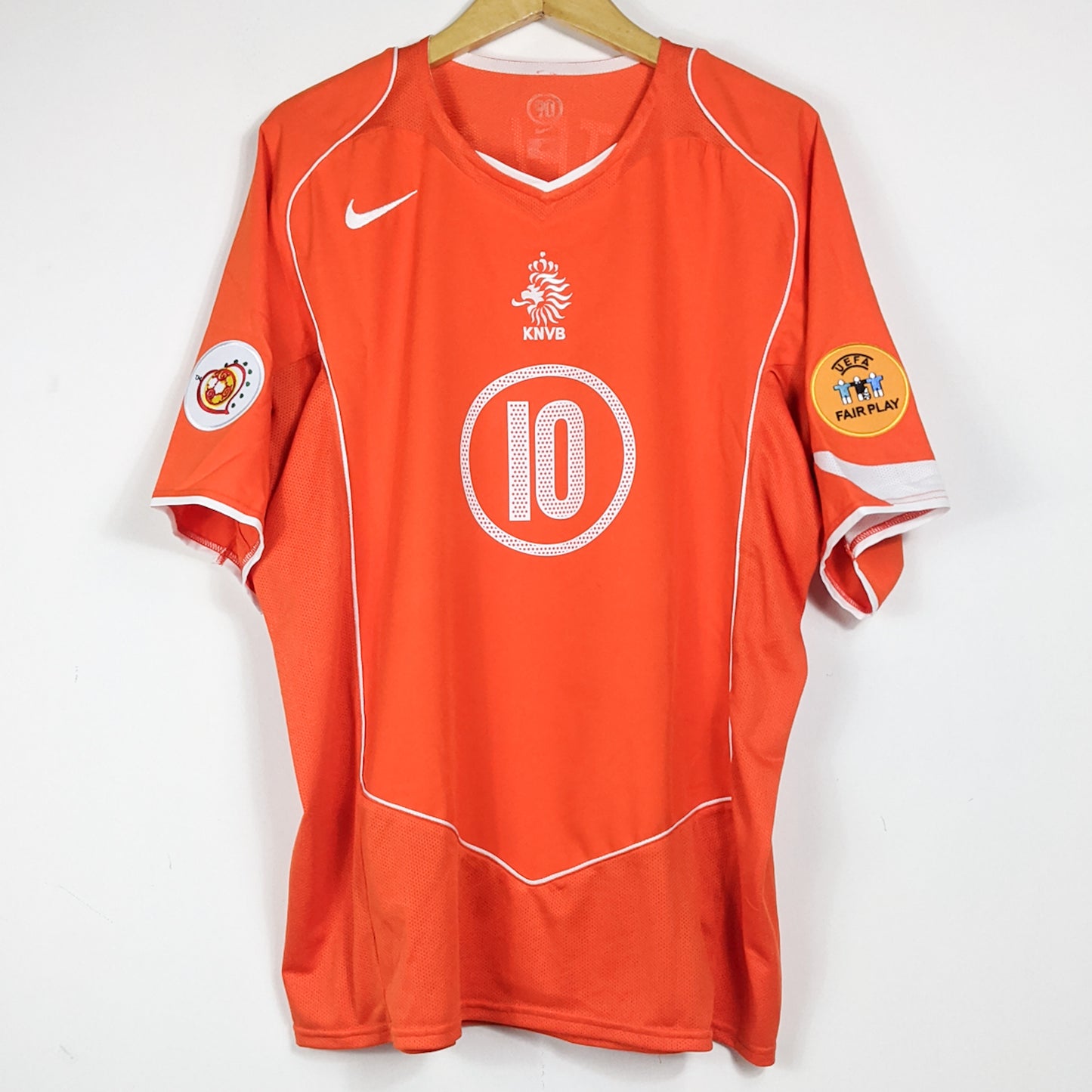 Authentic Netherlands 2004 Home - Nistelrooy #10 Size XL