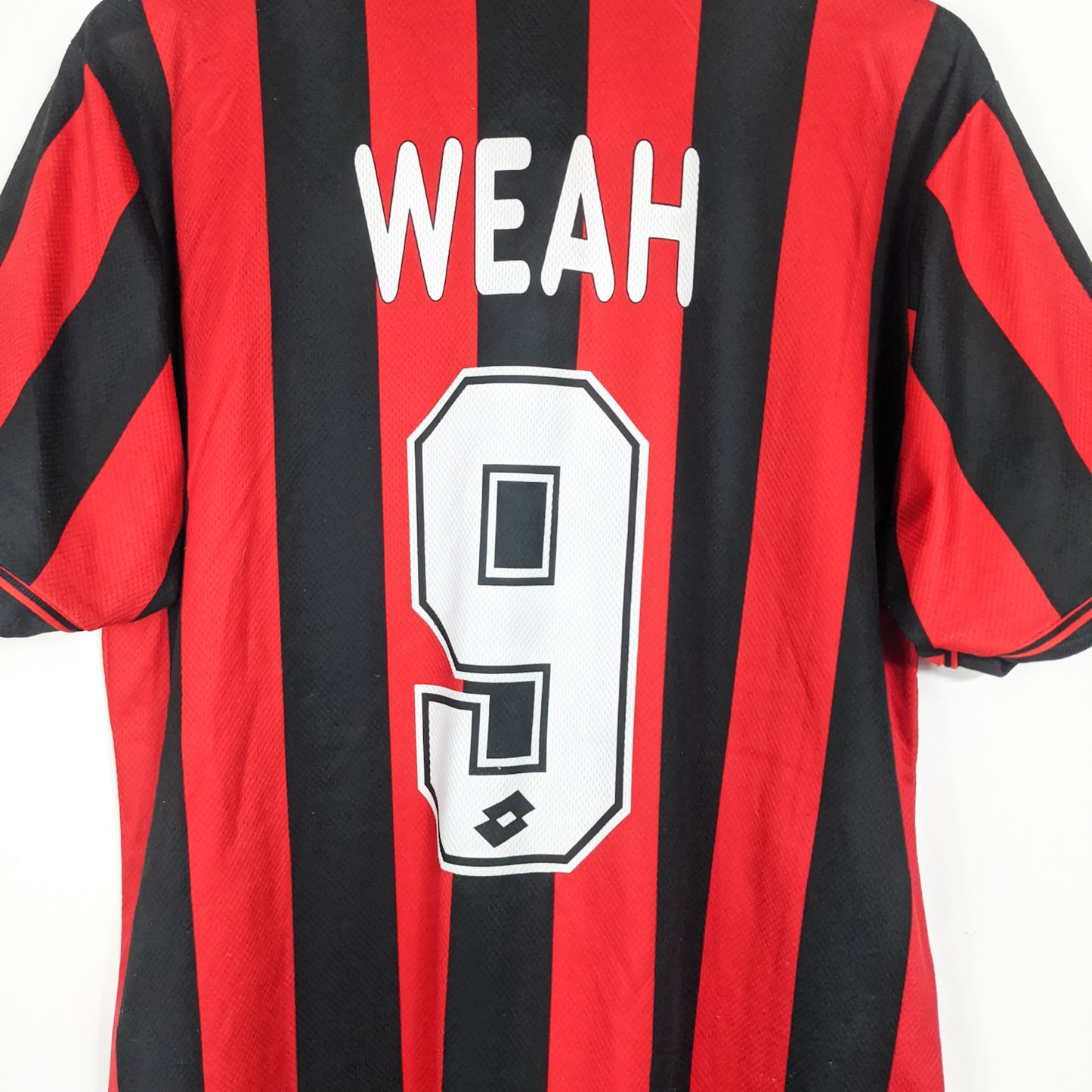 Authentic AC Milan 1996/97 Home - Weah #9 Size M