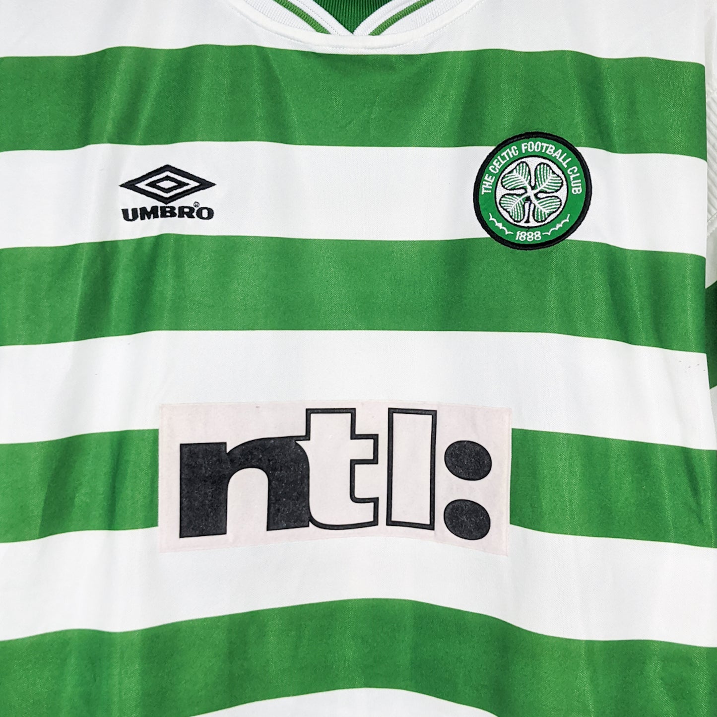 Authentic Celtic 1999/01 Home - Larsson #7 Size XL