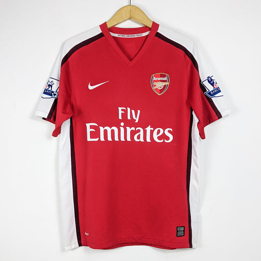 Authentic Arsenal 2008/09 Home - Rosicky #7 Size M