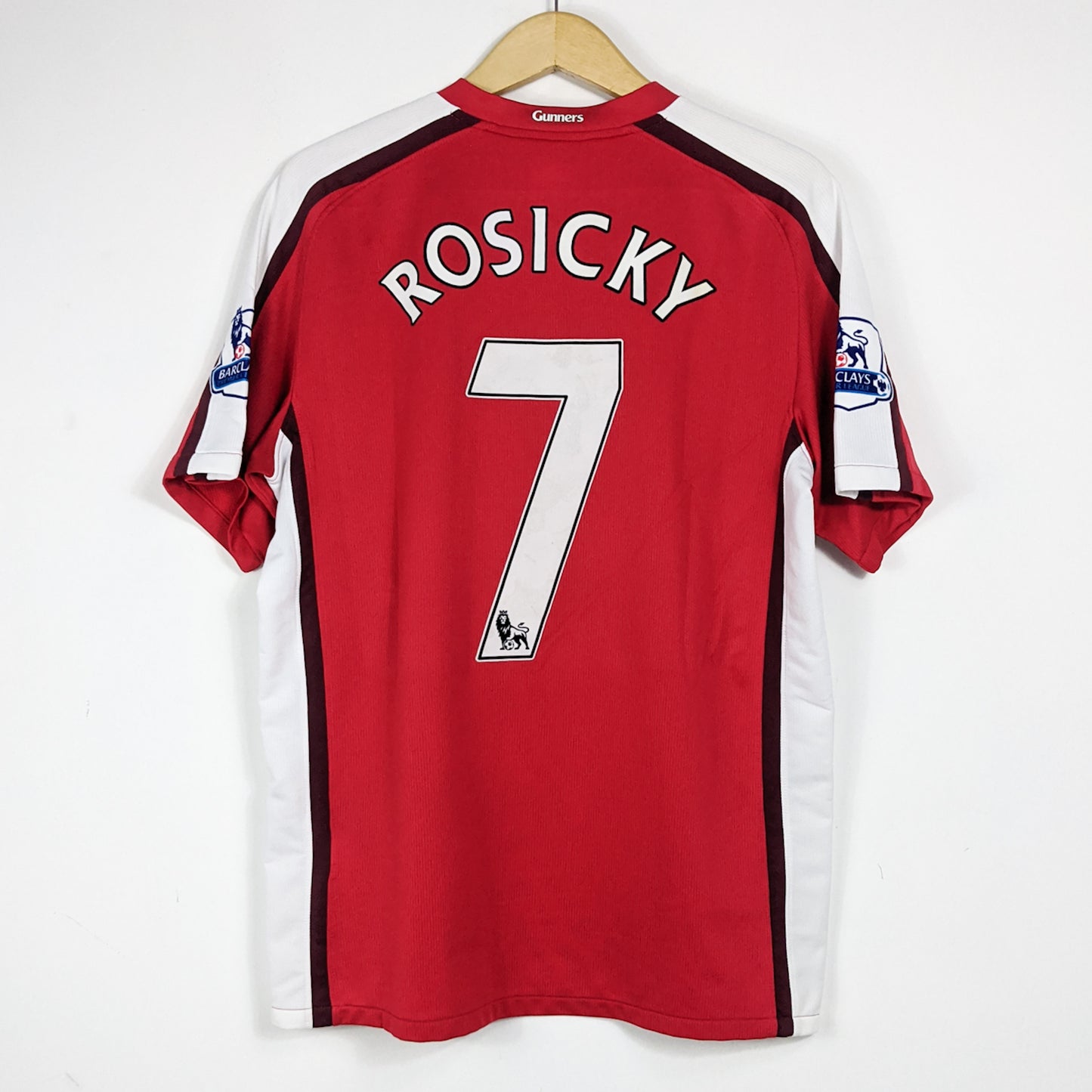 Authentic Arsenal 2008/09 Home - Rosicky #7 Size M