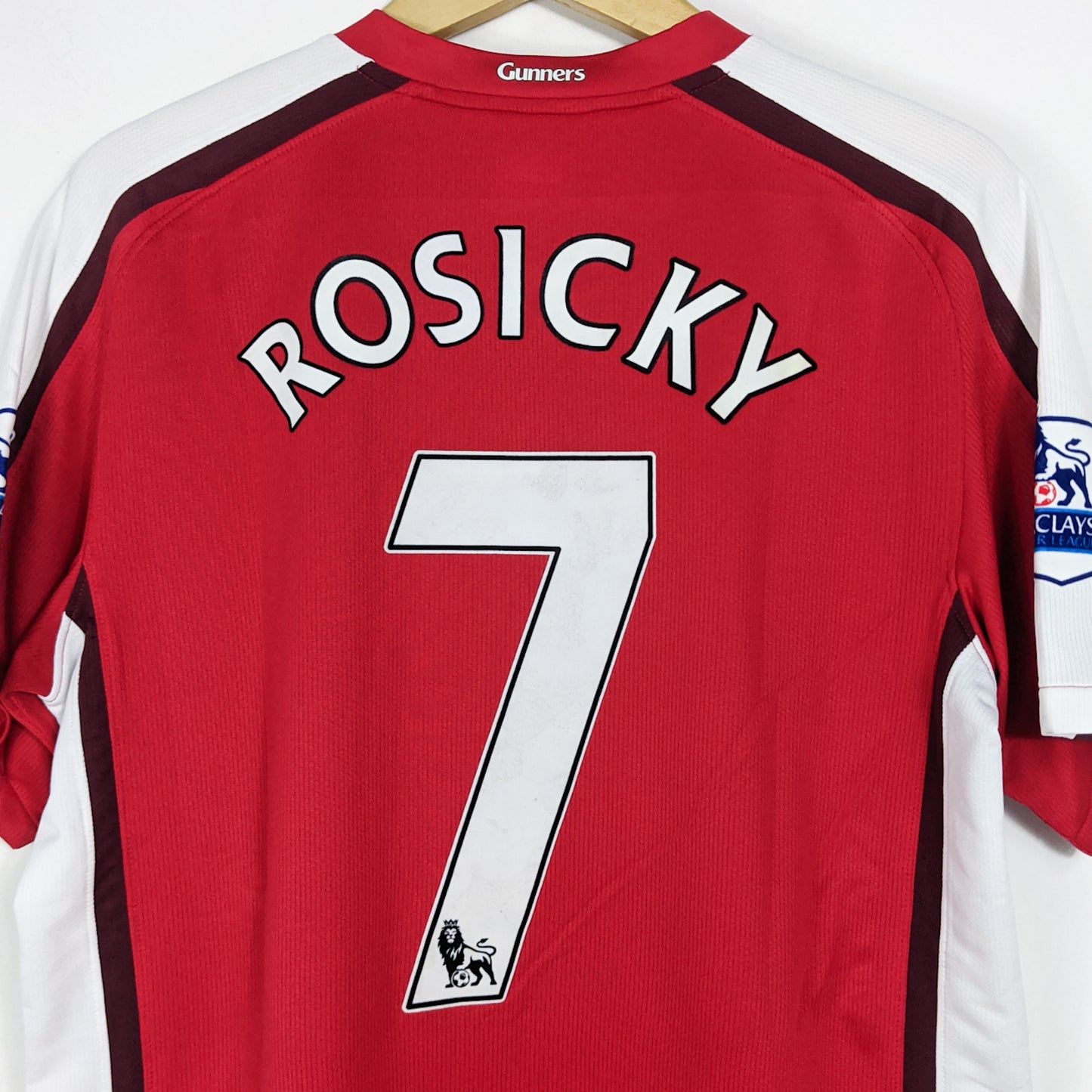 Authentic Arsenal 2008/09 Home - Rosicky #7 Size M