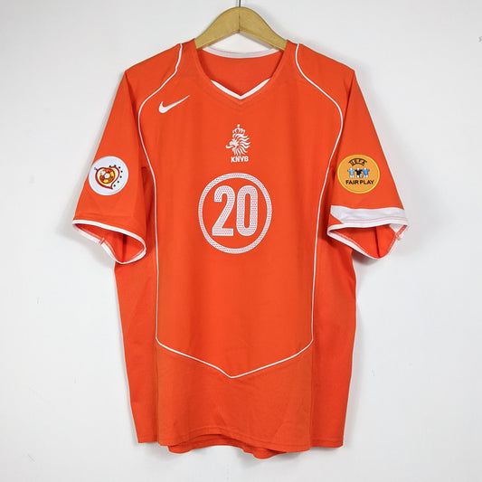 Authentic Netherlands 2004 Home - Seedorf #20 Size L