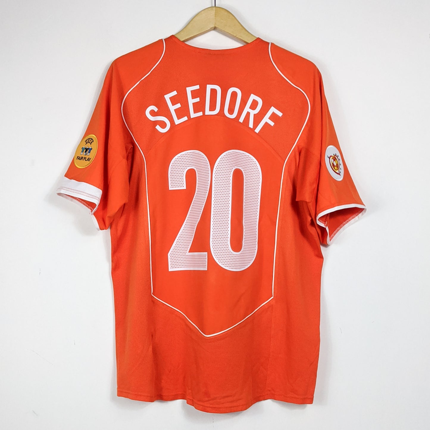 Authentic Netherlands 2004 Home - Seedorf #20 Size L