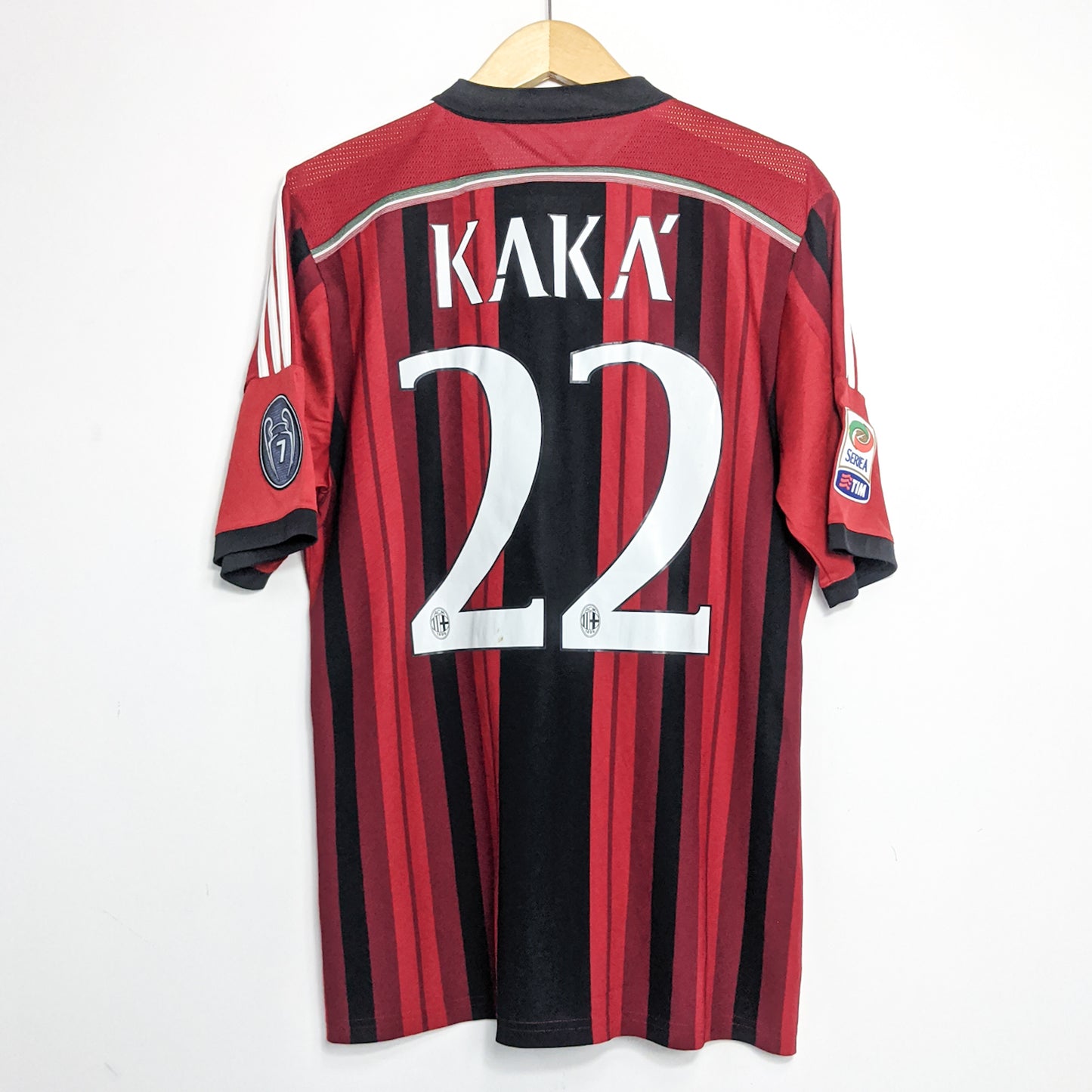 Authentic AC Milan 2014/15 Home - Kaka #22 Size L