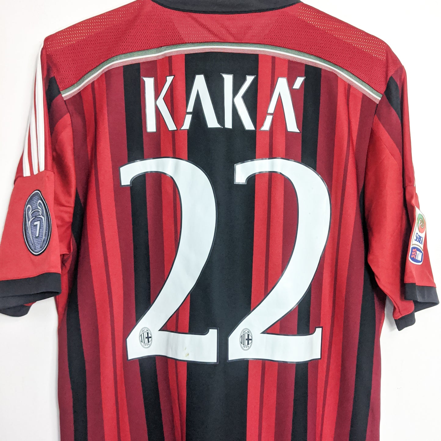 Authentic AC Milan 2014/15 Home - Kaka #22 Size L