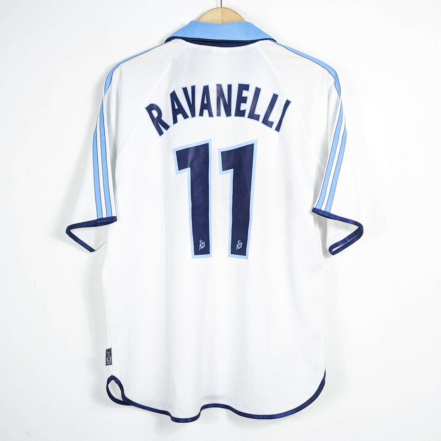 Authentic Olympique Marseille 1999/00 Home - Ravanelli #11 Size M