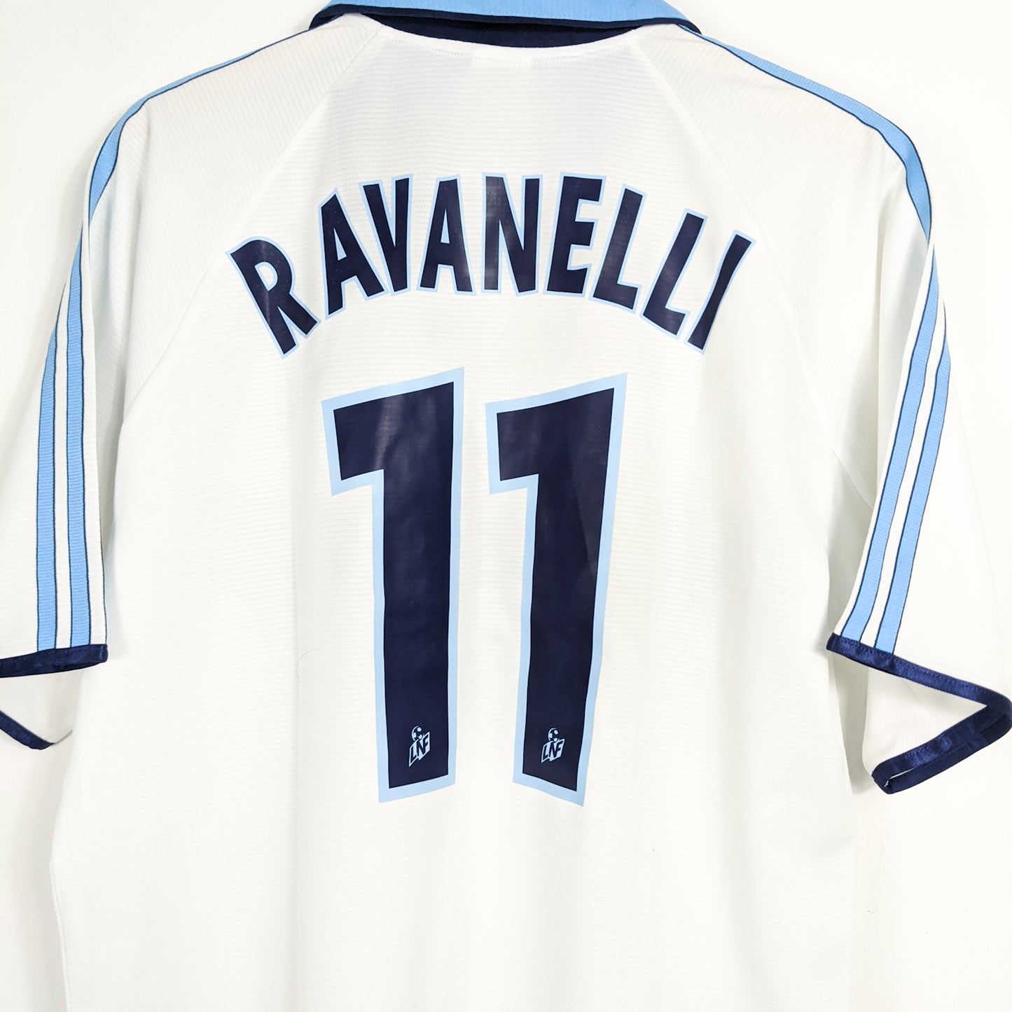 Authentic Olympique Marseille 1999/00 Home - Ravanelli #11 Size M