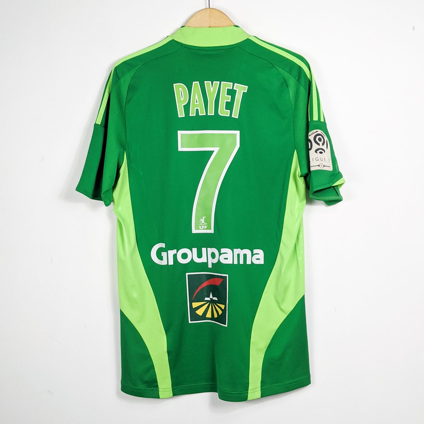 Authentic AS Saint-Etienne 2008/09 Home - Payet #7 Size M