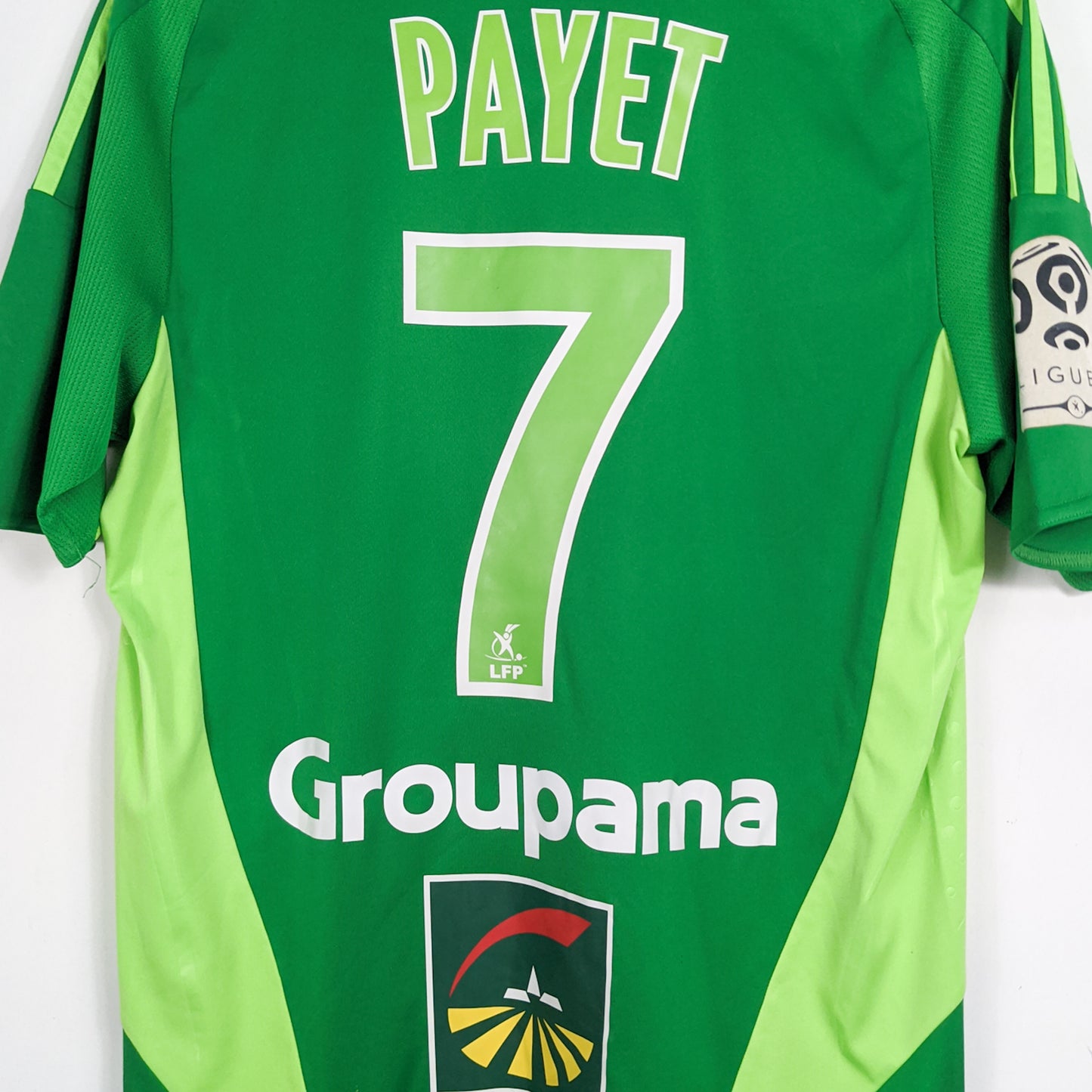 Authentic AS Saint-Etienne 2008/09 Home - Payet #7 Size M