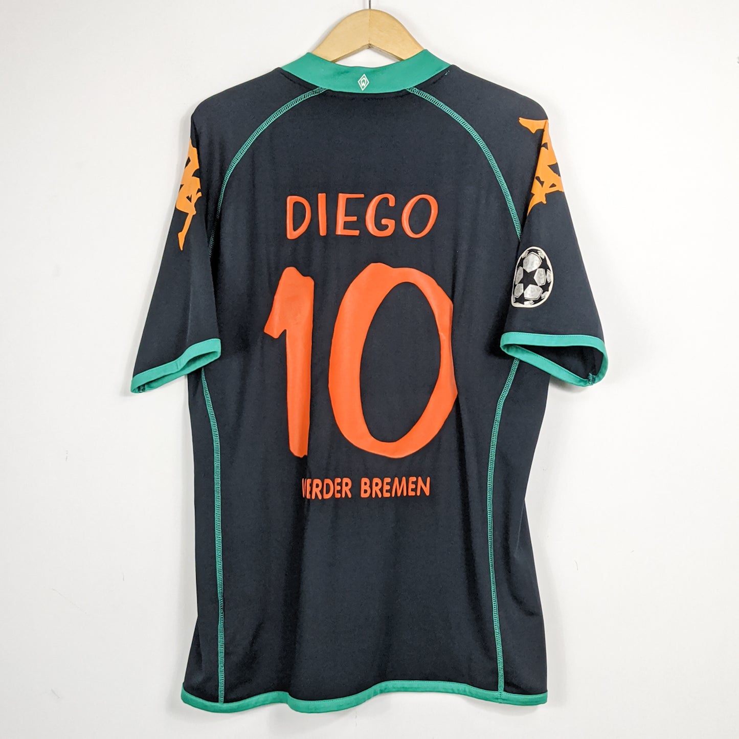 Authentic Werder Bremen 2008/09 Third - Diego #10 Size M