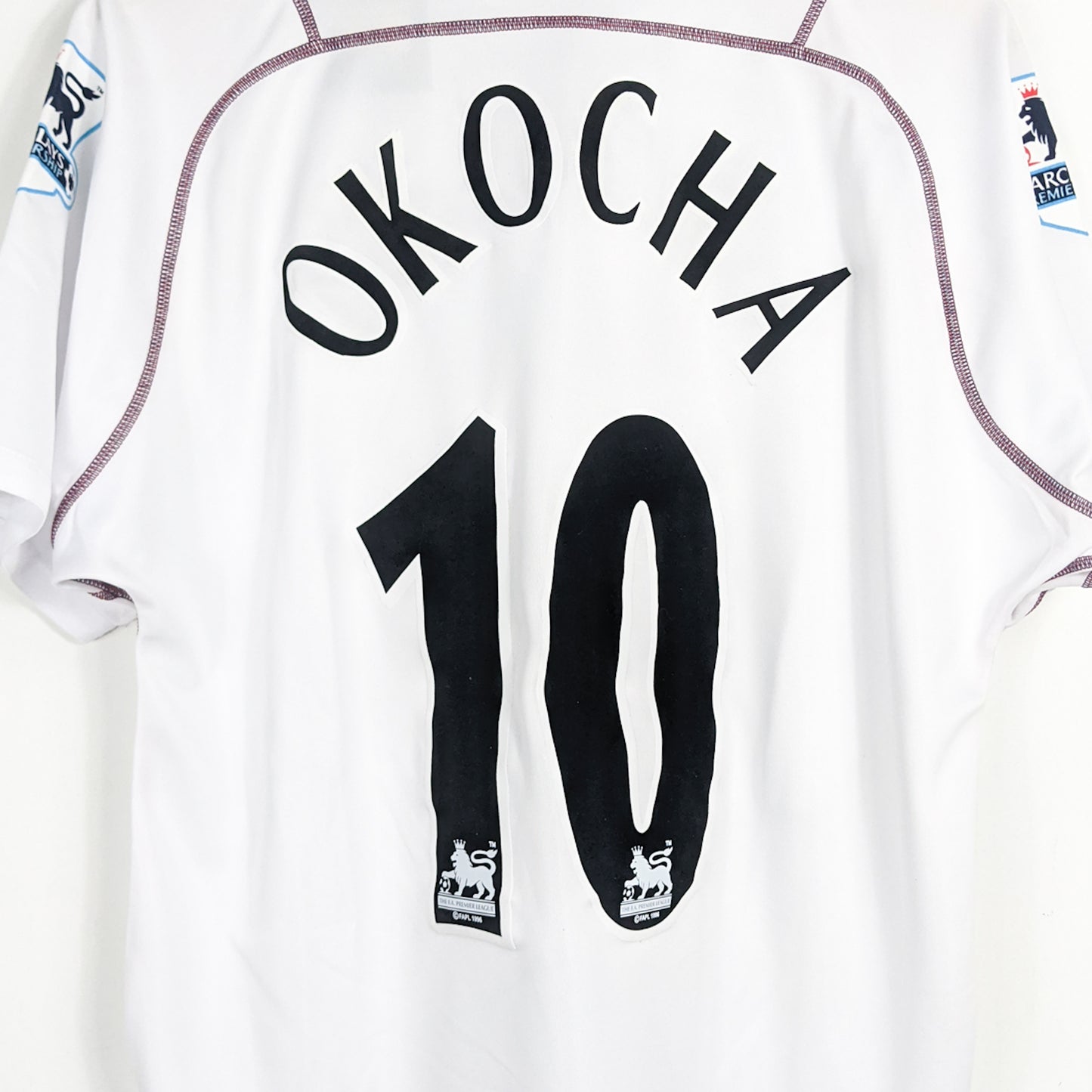 Authentic Bolton 2003/05 Home - Okocha #10 Size M