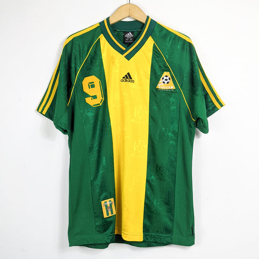 Authentic Australia 1998/00 Home - Viduka #9 Size M fit L