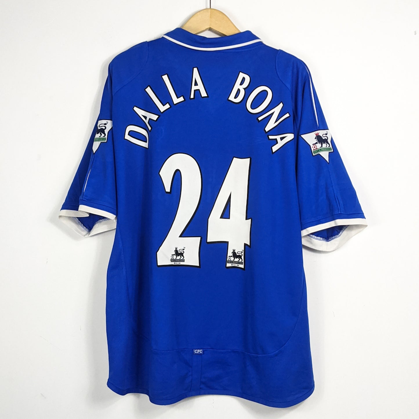 Authentic Chelsea 2001/02 Home - Dalla Bona #24 Size XXL