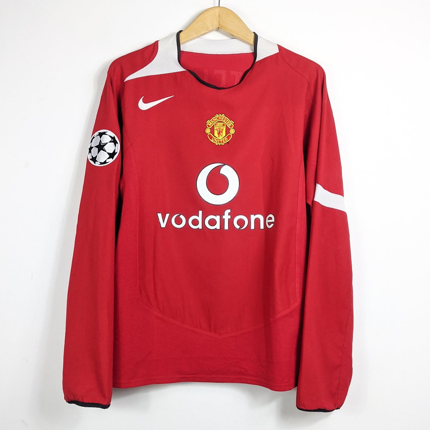 Original Manchester United 2004/05 Home - Nistelrooy #10 Size M (Long Sleeve)