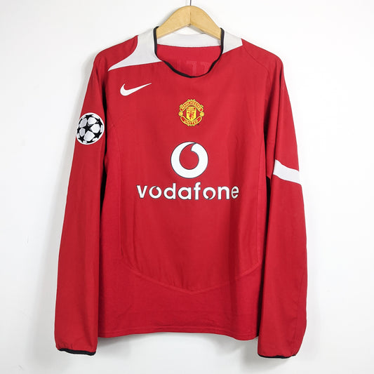 Original Manchester United 2004/05 Home - Nistelrooy #10 Size M (Long Sleeve)