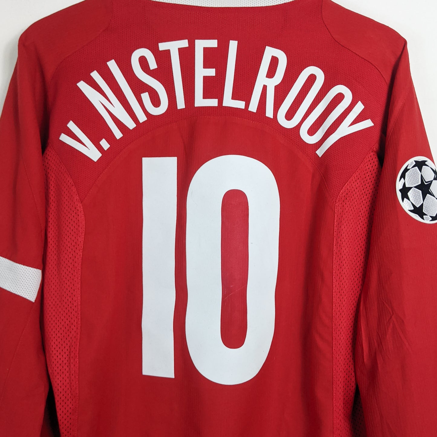Original Manchester United 2004/05 Home - Nistelrooy #10 Size M (Long Sleeve)