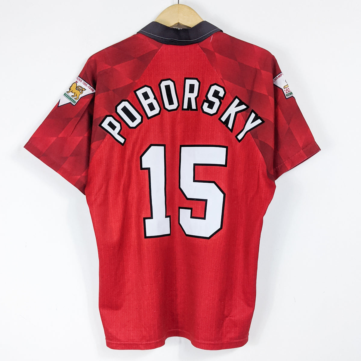 Original Manchester United 1996/97 Home - Poborsky #15 Size M