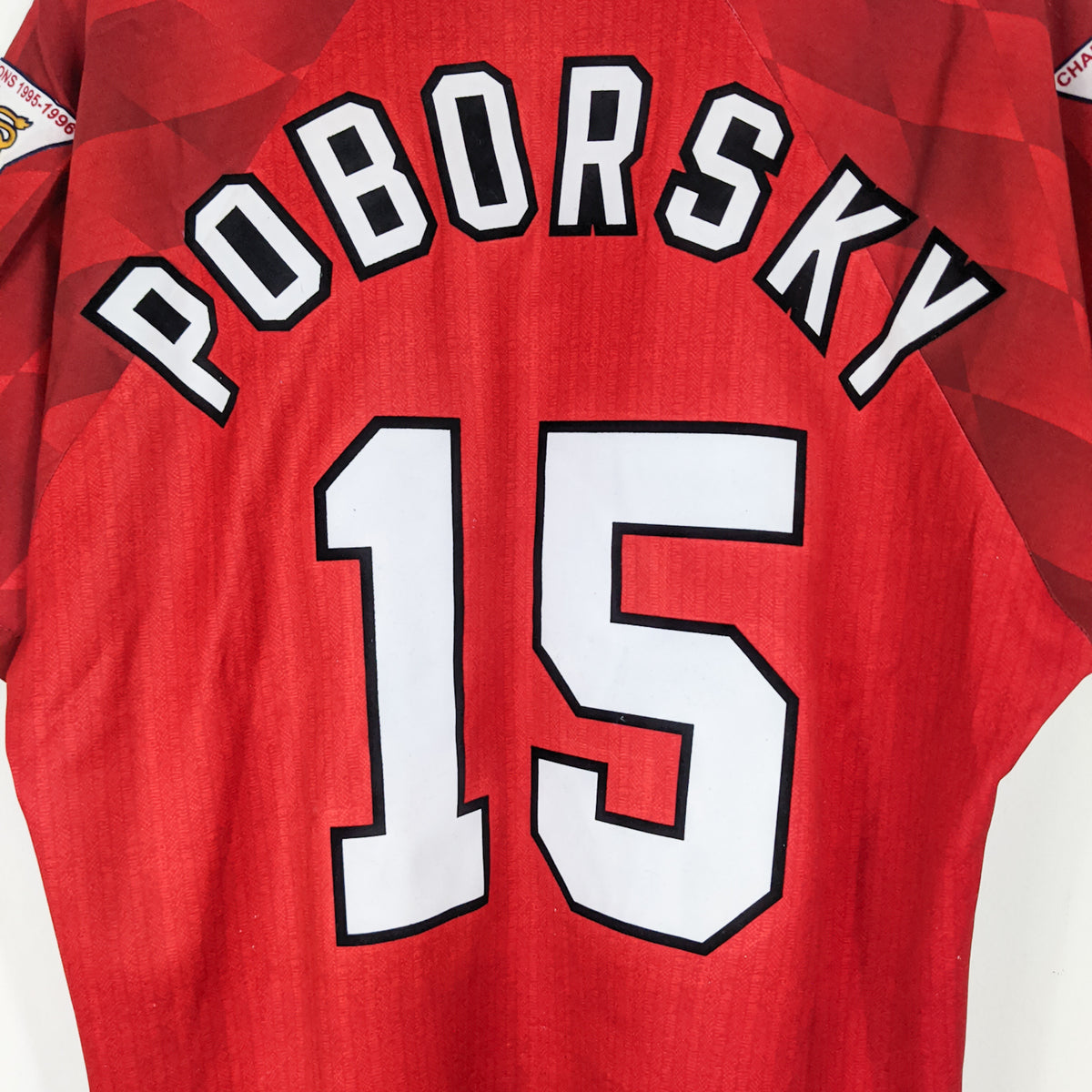 Original Manchester United 1996/97 Home - Poborsky #15 Size M
