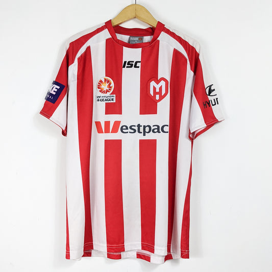 Authentic Melbourne Hearts 2011/12 Home - Worm #7 Size XL