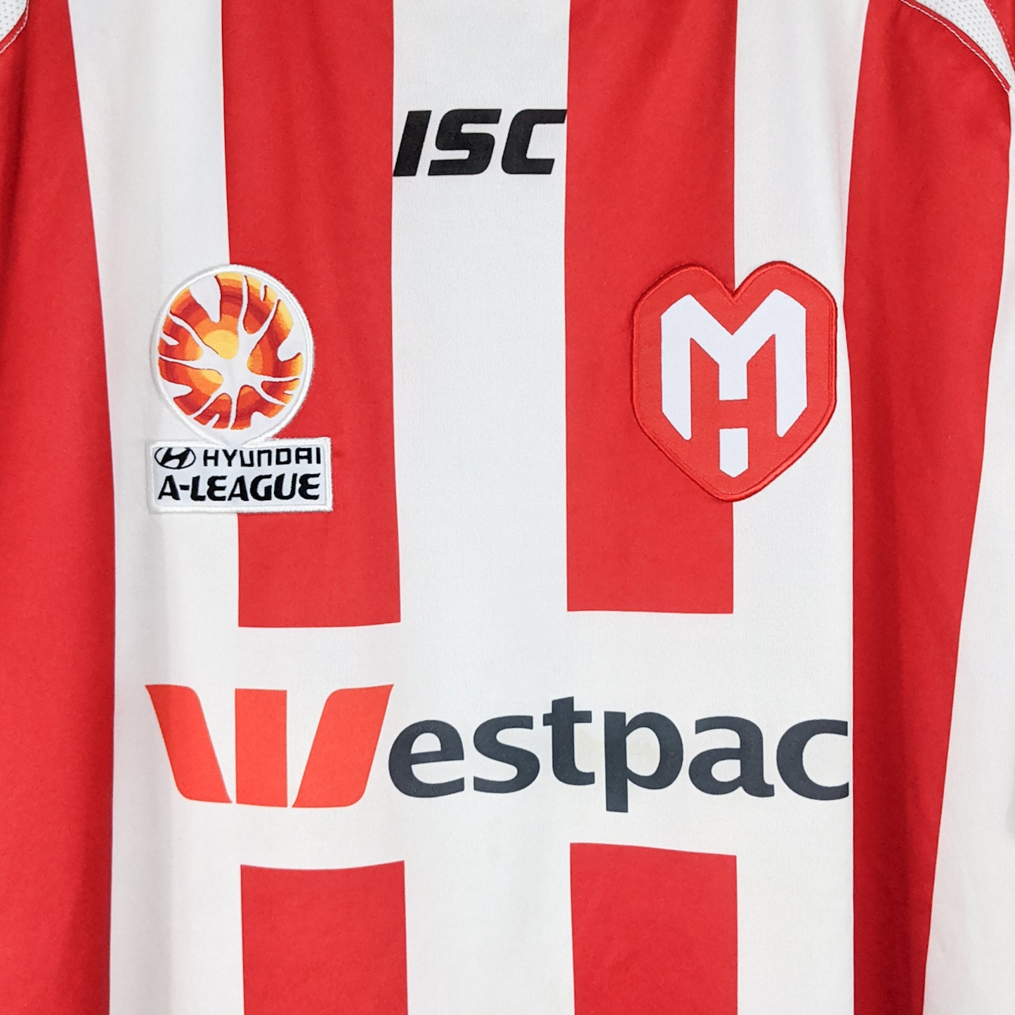 Authentic Melbourne Hearts 2011/12 Home - Worm #7 Size XL