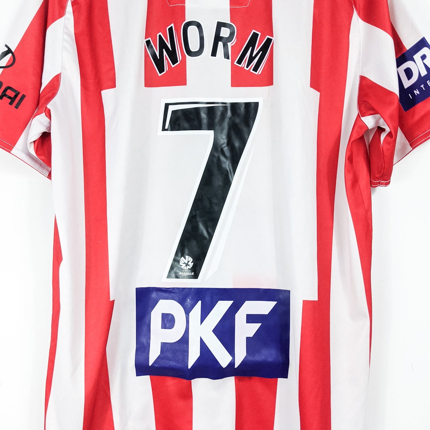 Authentic Melbourne Hearts 2011/12 Home - Worm #7 Size XL