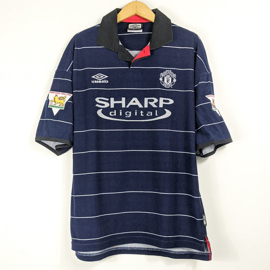 Authentic Manchester United 1999/00 Away - Beckham #7 Size XL