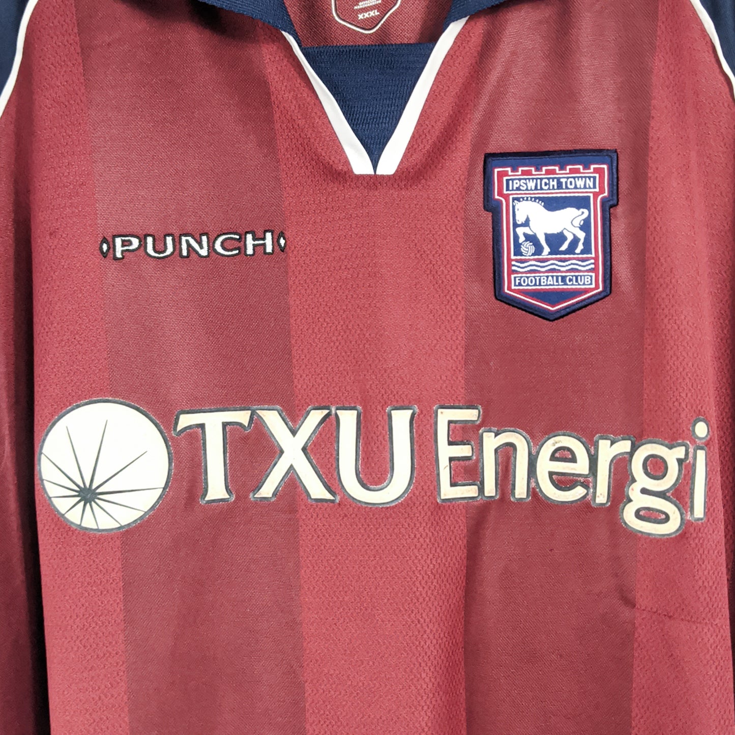 Authentic Ipswich Town 2002/04 Away - D. Bent #18 Size 3XL (Long Sleeve)
