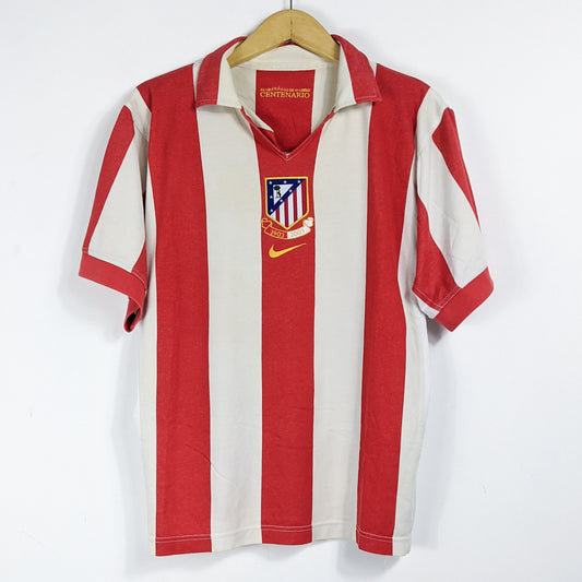 Authentic Atletico Madrid 2003/04 Home Centenary - Torres #9 Size M