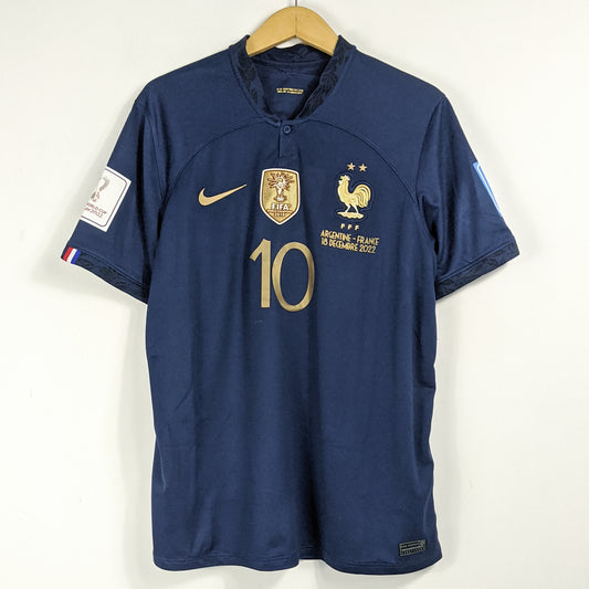 Authentic France 2022 Home - Mbappe #10 Size XL