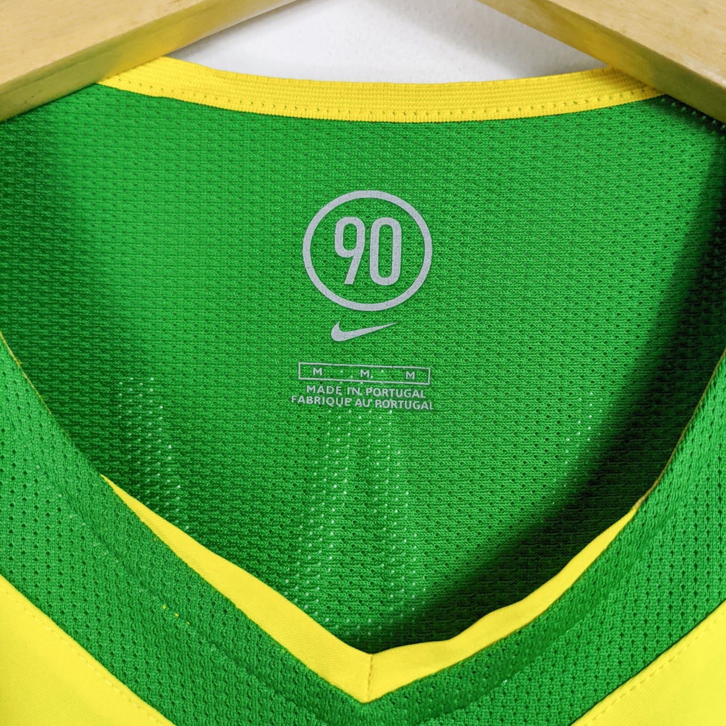 Authentic Brazil 2004 Home - Ronaldo #9 Size M