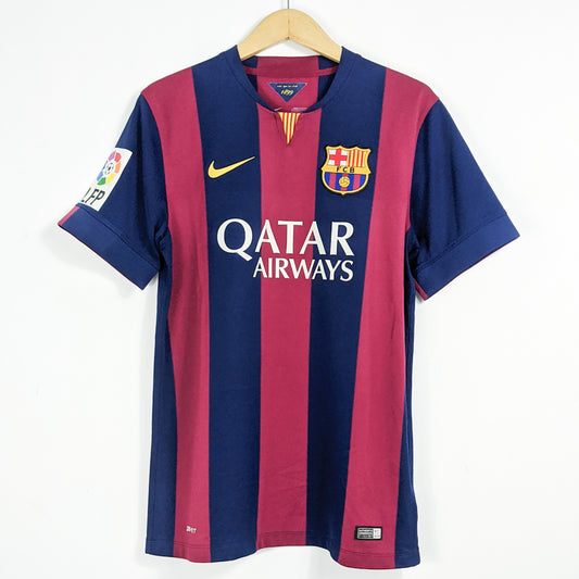 Authentic Barcelona 2014/15 Home - Messi #10 Size M