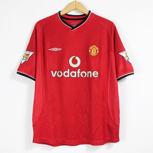 Authentic Manchester United 2000/02 Home - Beckham #7 Size L