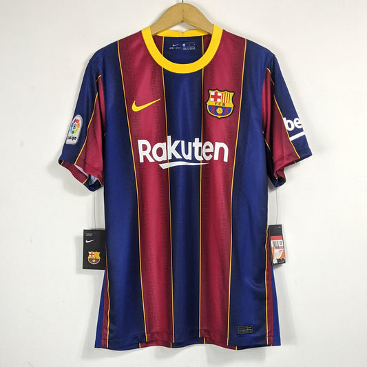 Authentic Barcelona 2020/21 Home - Messi #10 Size L (Bnwt)