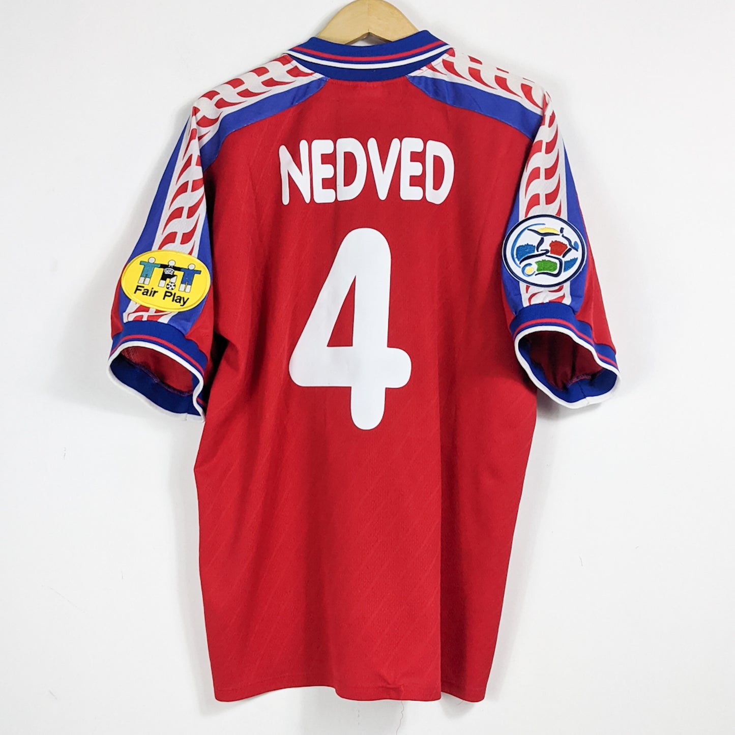 Authentic Czech Republic 1996 Home - Nedved #4 Size XL
