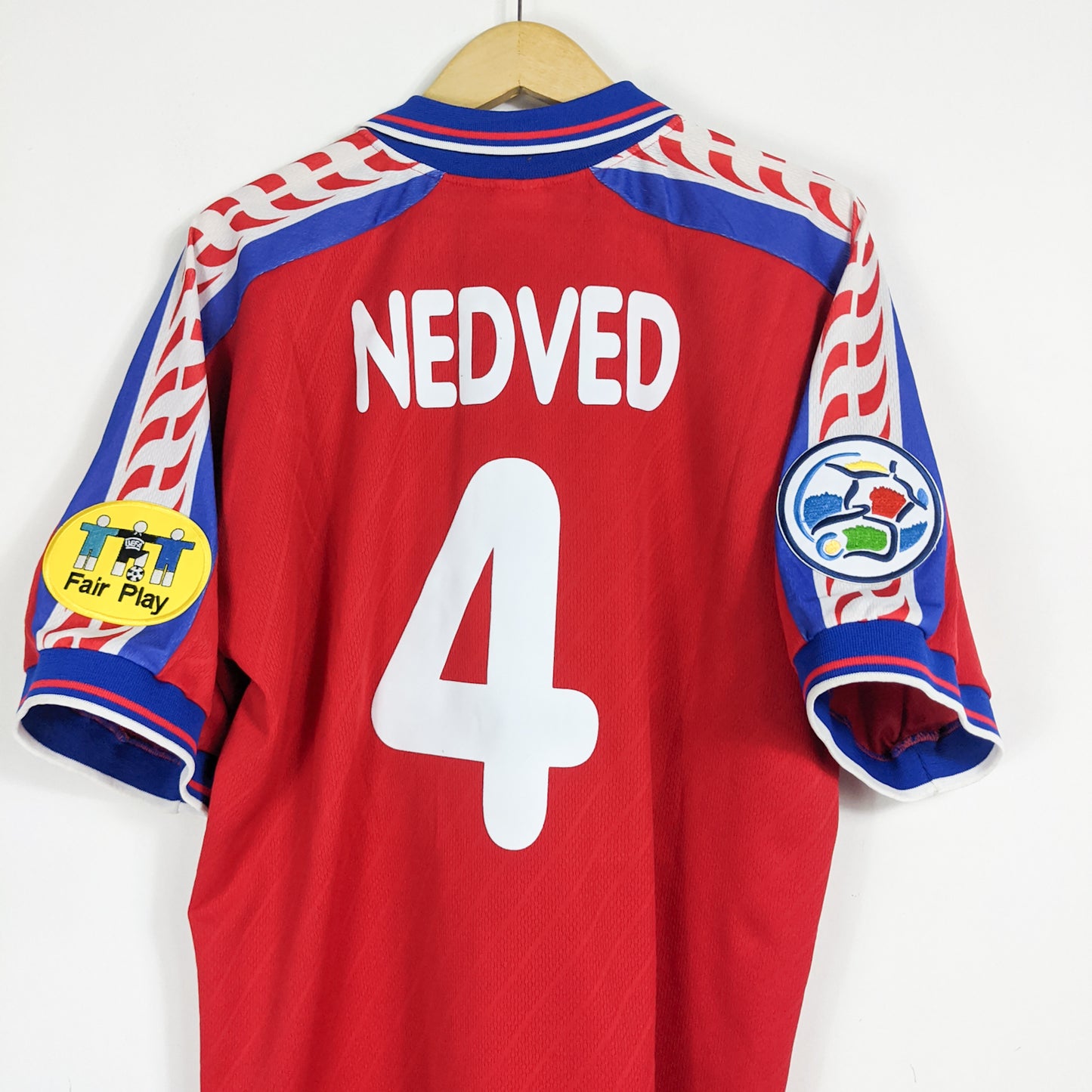 Authentic Czech Republic 1996 Home - Nedved #4 Size XL
